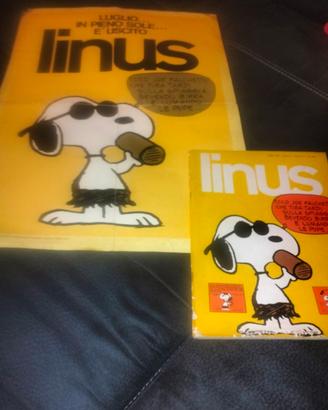 fumetto più poster Linus 1972