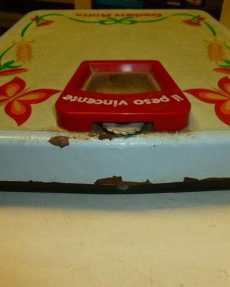 bilancia porta peso pubblicitaria vintage crackers