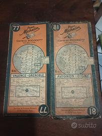 cartine stradali Francia vintage 