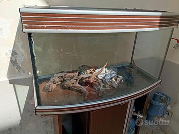 acquario 80 litri Wave con mobile