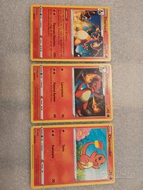 Pokemon trio evoluzione Charizard NM ita