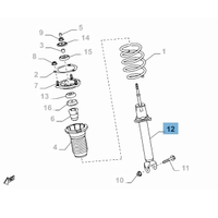 MOPAR 124 FIAT SPIDER 2016 ammortizzatori ant+post