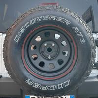 5 Cerchi + 5 gomme jeep wrangler