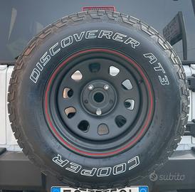 5 Cerchi + 5 gomme jeep wrangler