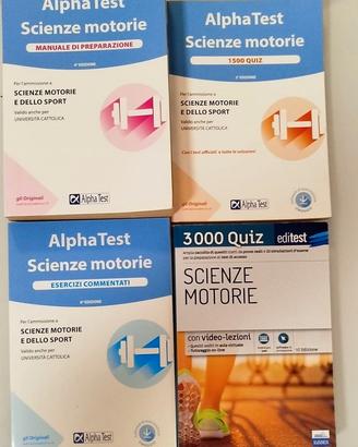 scienze motorie alphatest manuale +quiz + editest