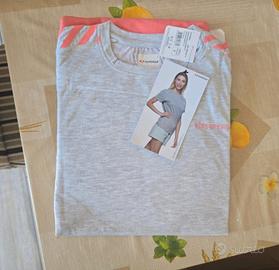 Completo o Pigiama Donna Superga T.S Grigio e C