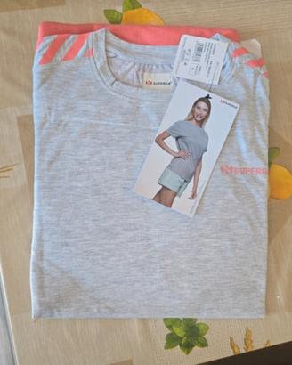 Completo o Pigiama Donna Superga T.S Grigio e C