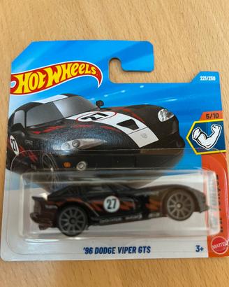 Hot Wheels '96 Dodge Viper GTS nera