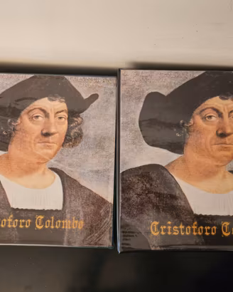  2 Volumi Francobolli Cristoforo Colombo 500 anni