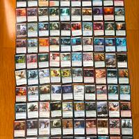Lotto 110 carte Magic The Gathering.