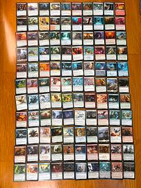 Lotto 110 carte Magic The Gathering.