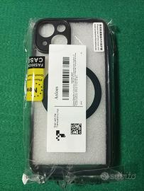 cover iPhone 13 nera/verde