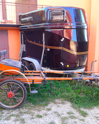 Calesse in legno + finimenti