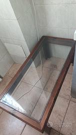 Tavolino in vetro 