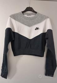 NIKE Felpa garzata crop donna 