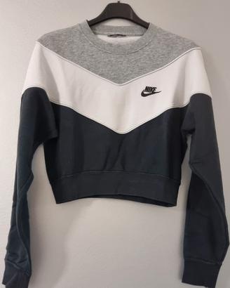 NIKE Felpa garzata crop donna 