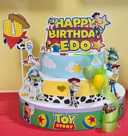 Torta finta in polistirolo tema Toy story 