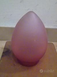 Vetro satinato per lampada