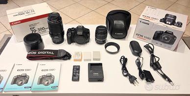 Canon 550D obbiettivi 18-55 70-300