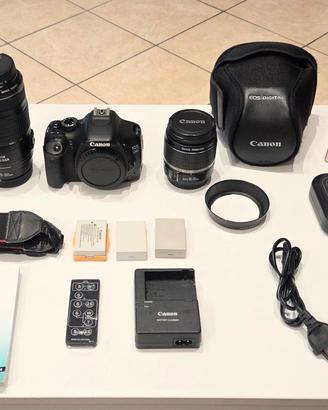 Canon 550D obbiettivi 18-55 70-300