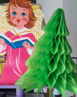 Biglietto augurale a forma di angelo in 3D