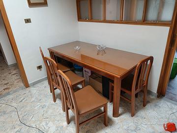 tavolo soggiorno+6 sedie