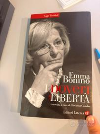 Libro Emma Bonino I doveri delle libertà