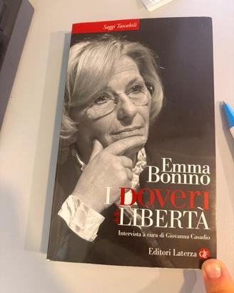 Libro Emma Bonino I doveri delle libertà