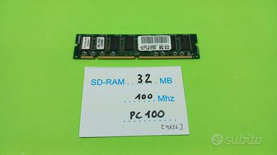 Modulo SD-RAM 32 Mbyte PC100 66 100, memoria per