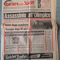 Corriere dello Sport Assassinio Paparelli 1979
