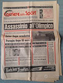 Corriere dello Sport Assassinio Paparelli 1979