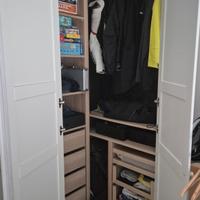 Armadio angolare Ikea Pax + accessori Komplement