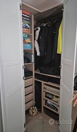 Armadio angolare Ikea Pax + accessori Komplement