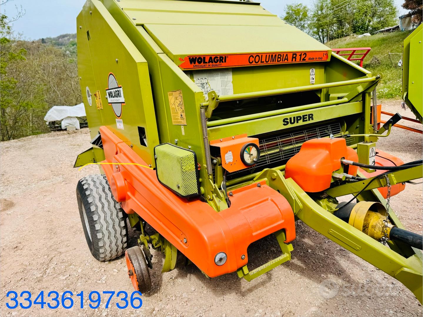 Rotopressa Tonutti Wolagri Wolvo legatore rete R12 - Veicoli ...