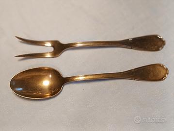 Coppia posate da servizio in Argento
800- Vintage
