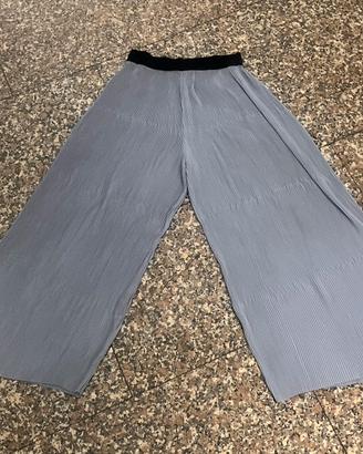 Pantaloni ampi plissè Zara XS