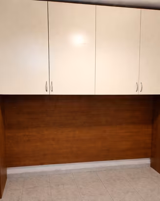 Armadio a ponte con due posti letto