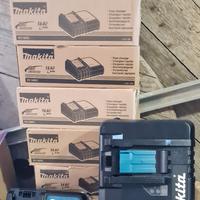 caricabatteria, giacca ventilata, borsa  makita 