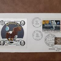 Busta viaggiata APOLLO 11 - 20 JUL 1969 -