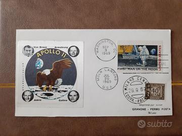 Busta viaggiata APOLLO 11 - 20 JUL 1969 -