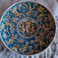 Piatto ceramica Montelupo (B. Staderini)