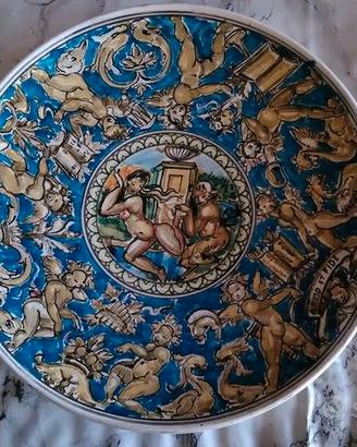 Piatto ceramica Montelupo (B. Staderini)