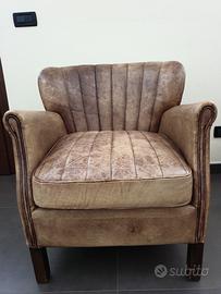 Poltrona in pelle Davenport Derby