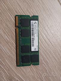 RAM da 1GB per portatile