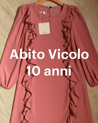 Abito bambina VICOLO 10 anni originale moda elegan