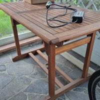 tavolo e 2 sedie legno