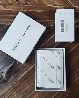 AUSKANG SMART CARD WALLET APPLE A 3ANTE PORTAFOGLI