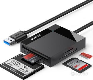 UGREEN USB 3.0 Lettore Schede SD TF CF MS, Card Re