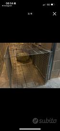 Gabbia in metallo per trasporto animali