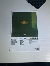 Poster album Dark line demo tapes di Drake